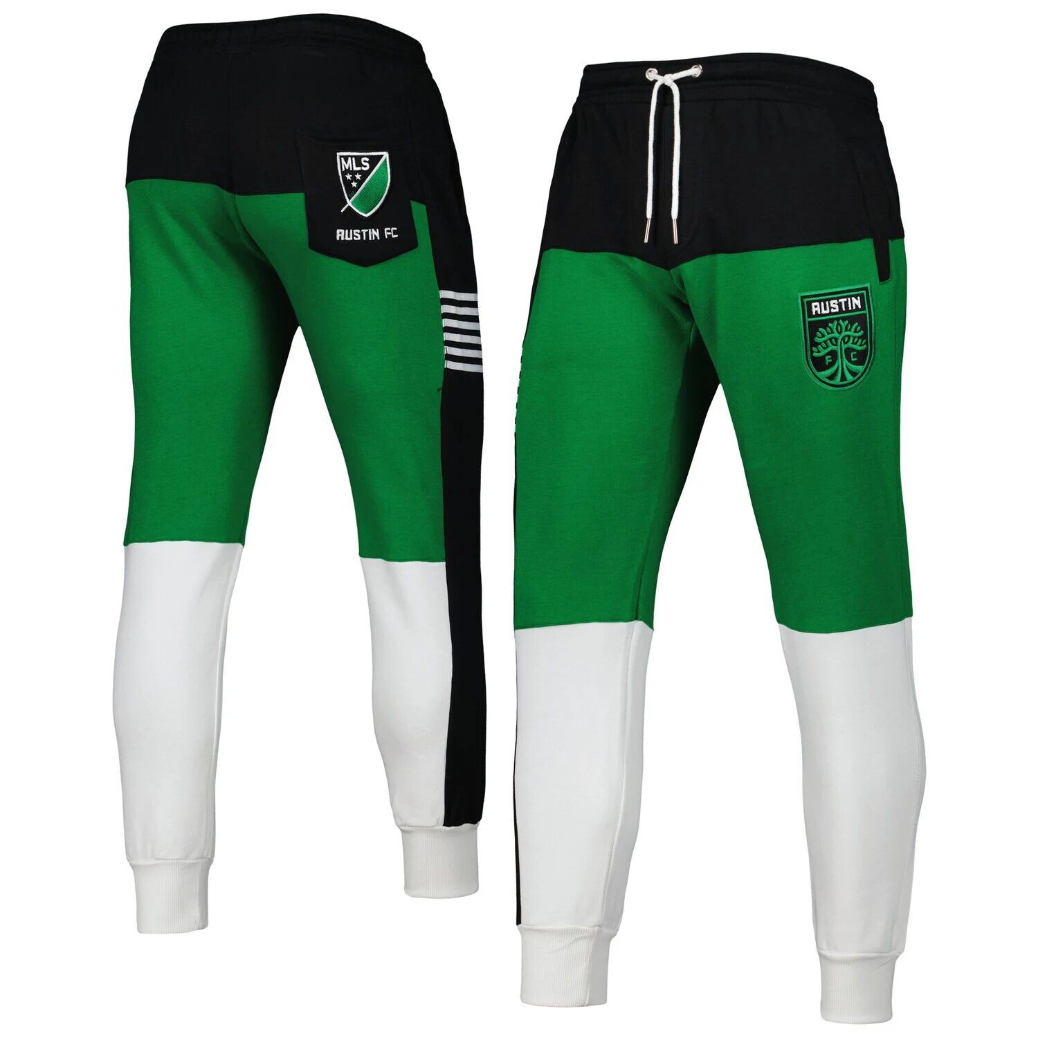 

Мужские черные брюки для бега Austin FC, Черный, Мужские черные брюки для бега Austin FC