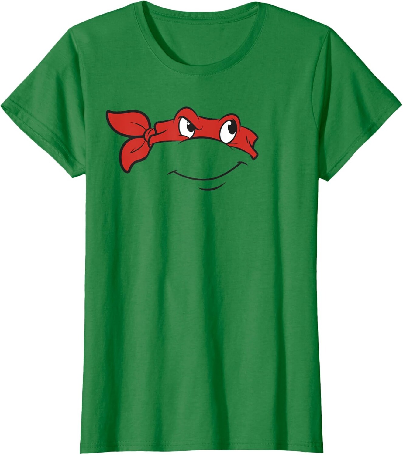 

Женская футболка Teenage Mutant Ninja Turtles Raphael Big Face Costume, зеленый