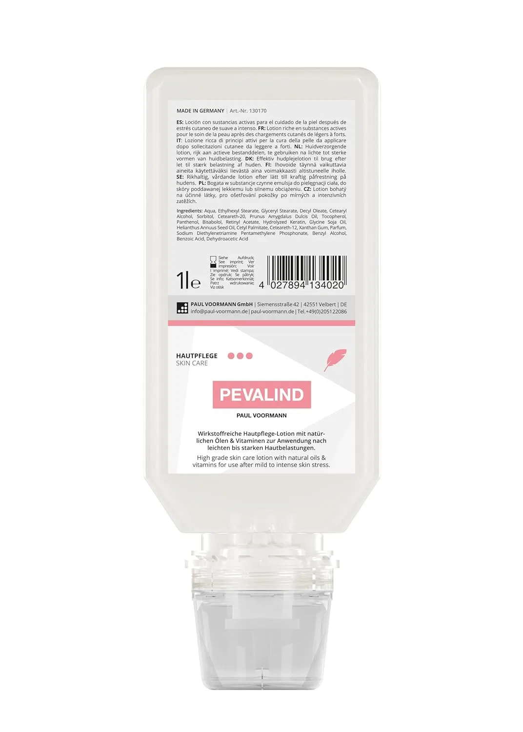Лосьон для тела Active Ingredients High Quality Skin Care Paul Voormann, 6x1 Л