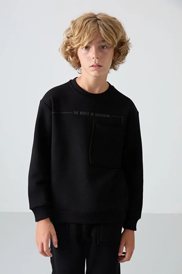 Детский спортивный костюм для мальчиков с принтом Tommy Life, Black Black