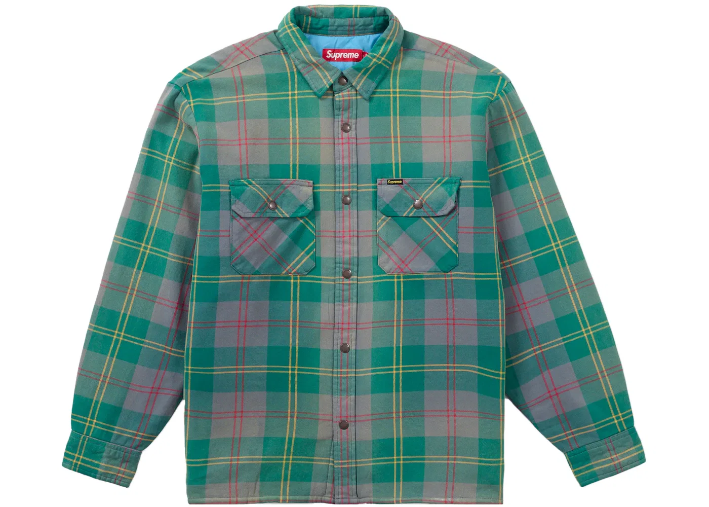 Мужская рубашка с квилтингом Snap Shirt Supreme, Green
