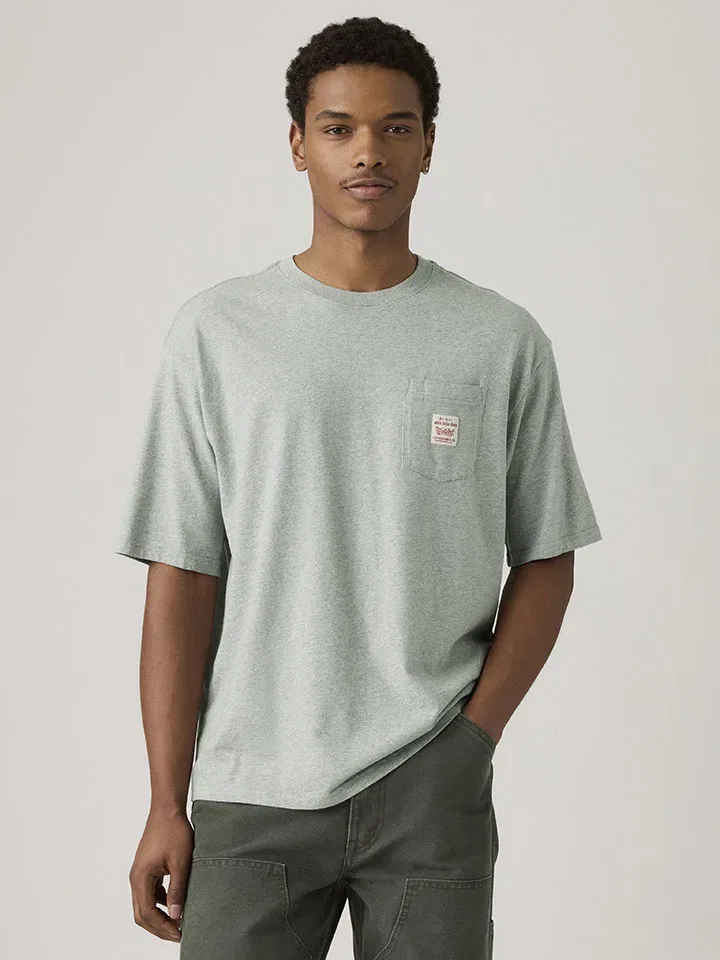 Мужская свободная футболка Levi's, Gray