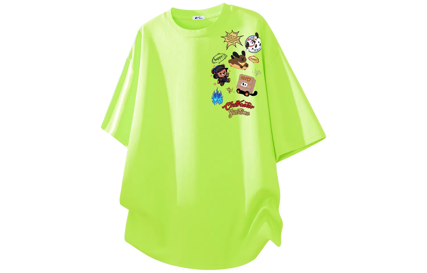 Футболка детская с прямым кроем Neon Green WARRIOR