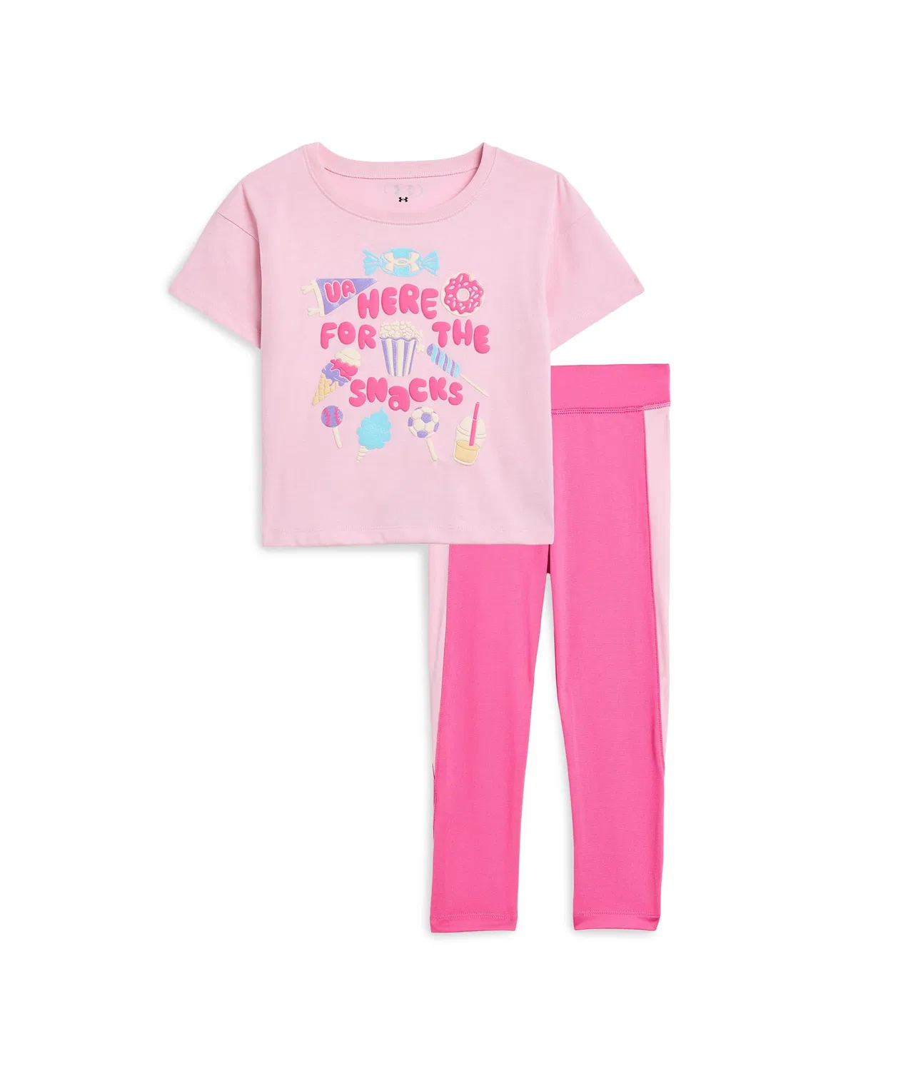 Комплект леггинсов с цветовыми блоками (для маленьких детей) Under Armour Kids, Prime Pink