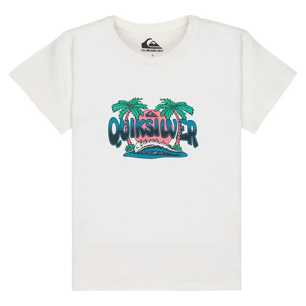 Детская футболка с коротким рукавом Ev Palm Horizon Quiksilver, White