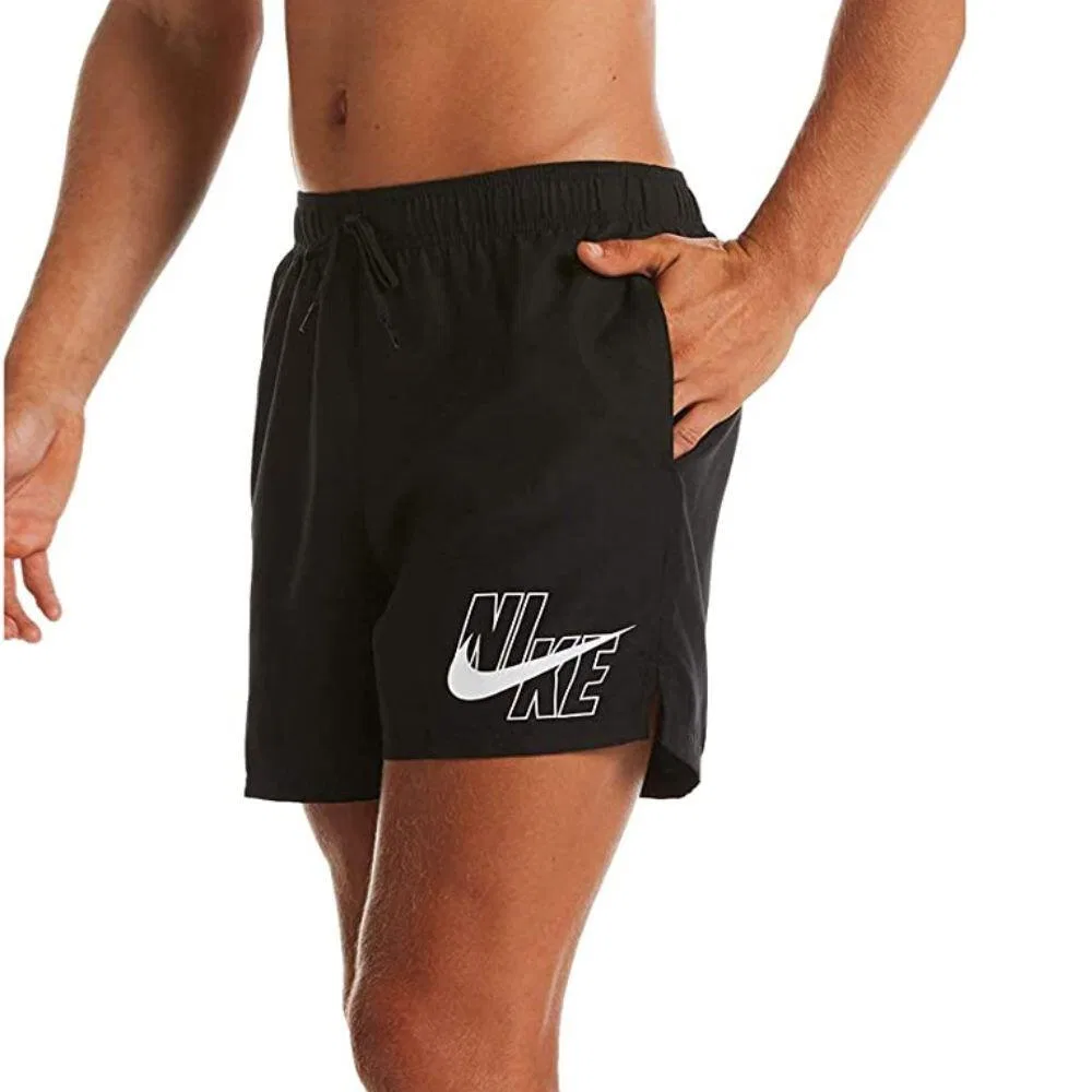 Мужские плавки с принтом Nike, Черный