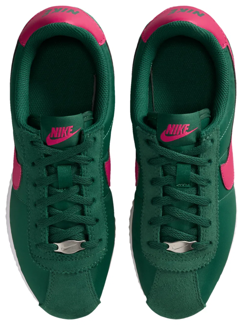 Кроссовки для мальчиков Cortez TXT Nike, цвет Gorge Green/Wild Cherry/White — фото 4