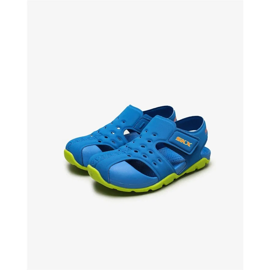 Сандалии спортивные с закрытым носком Side Wave Skechers, Синий — фото 3