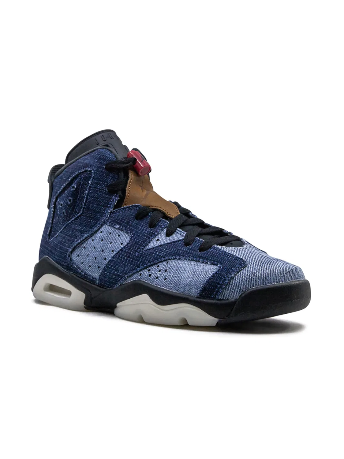 Кроссовки 6 Retro джинсовые Jordan, синий