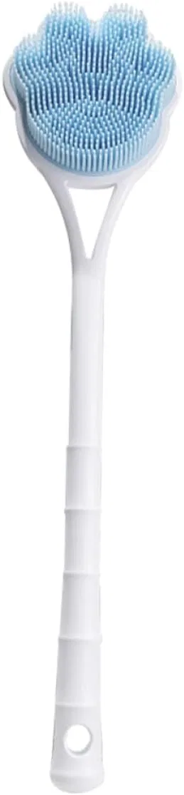 Щетка для душа с длинной ручкой, Mipcase, 40,2x10x4,5 см, Голубой