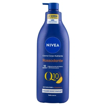 Крем для тела питательный укрепляющий Nivea Q10, 400 мл