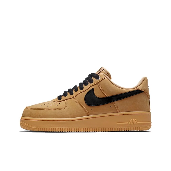 

Кастомизированные кроссовки Nike Air Force 1 Skateboard Unisex, черный/коричневый