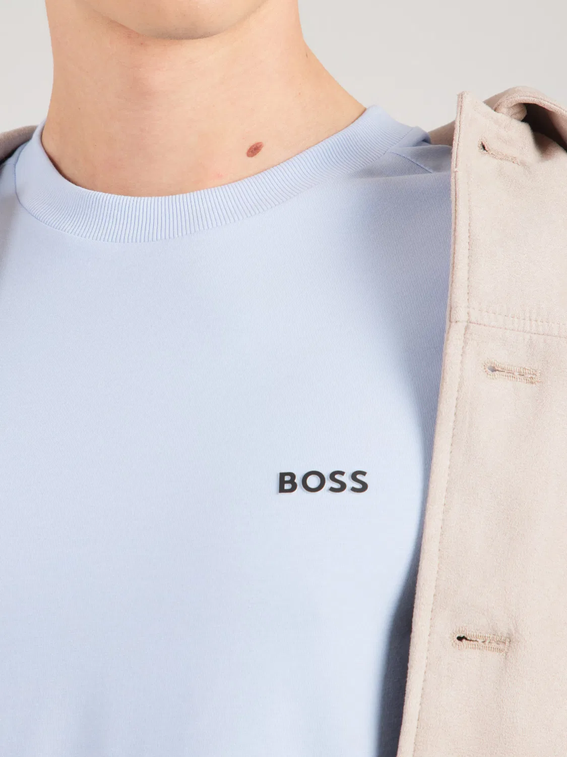 Рубашка Boss небесно-голубого цвета — фото 2