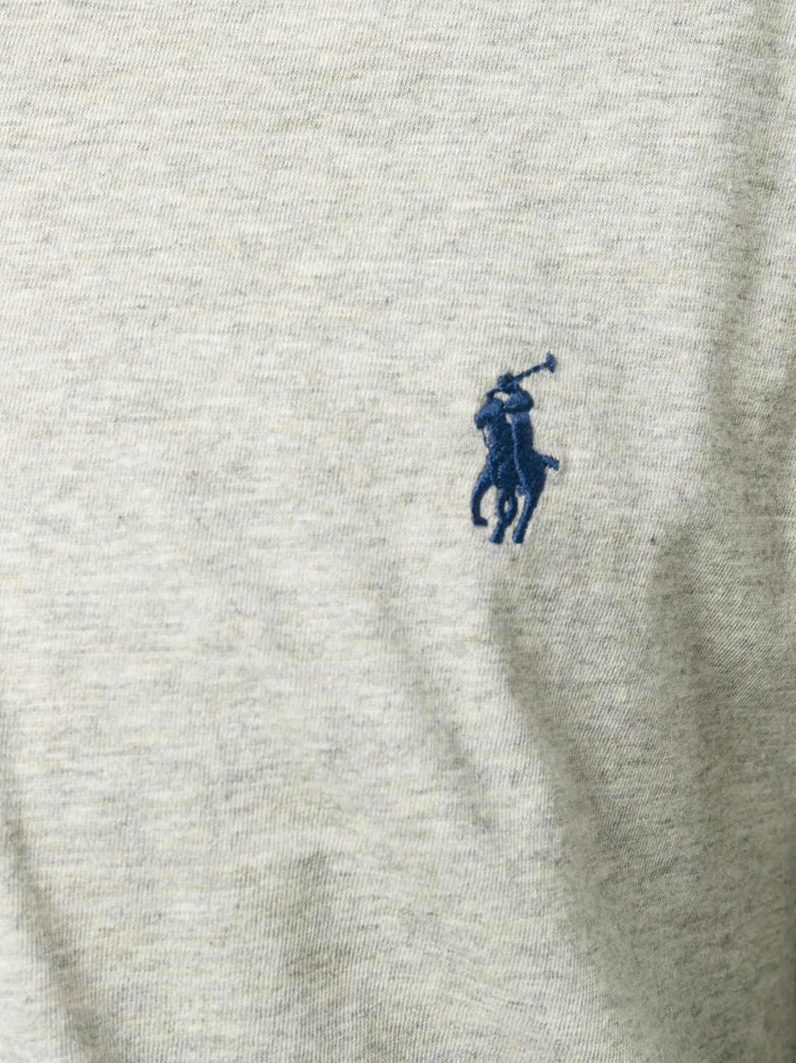 Polo Ralph Lauren Футболка Pony с вышивкой, серая — фото 3
