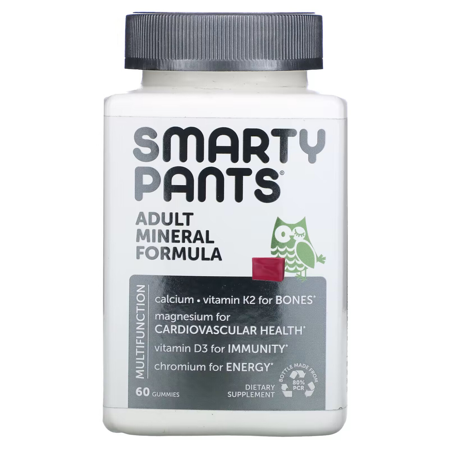 

SmartyPants, формула с минералами для взрослых, ягодная смесь, 60 жевательных таблеток