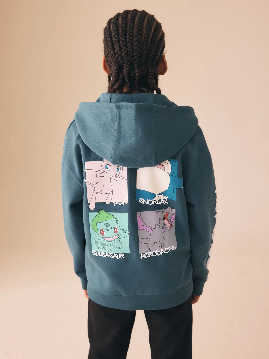 Худи на молнии с покемонами Next, Teal Blue