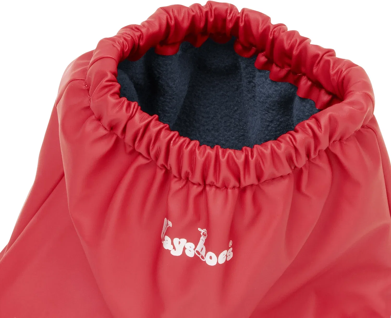 Детские резиновые сапоги с флисовой подкладкой Regenfüßlinge Playshoes, красный — фото 2