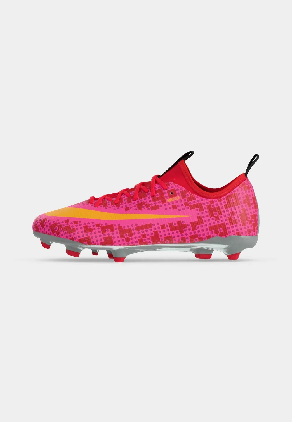 Футбольные бутсы Jr Vapor Acad x Lego FG/MG унисекс для искусственной травы Nike Performance, Metallic Silver-Coloured/Safety Orange/Black/Green Strike — фото 2