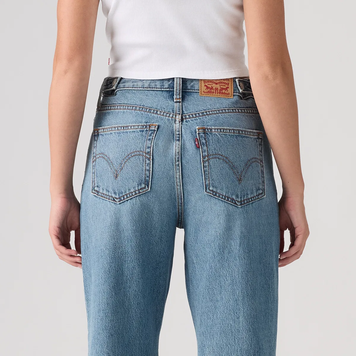 Джинсы клеш, Levis, Dark Blue — фото 4