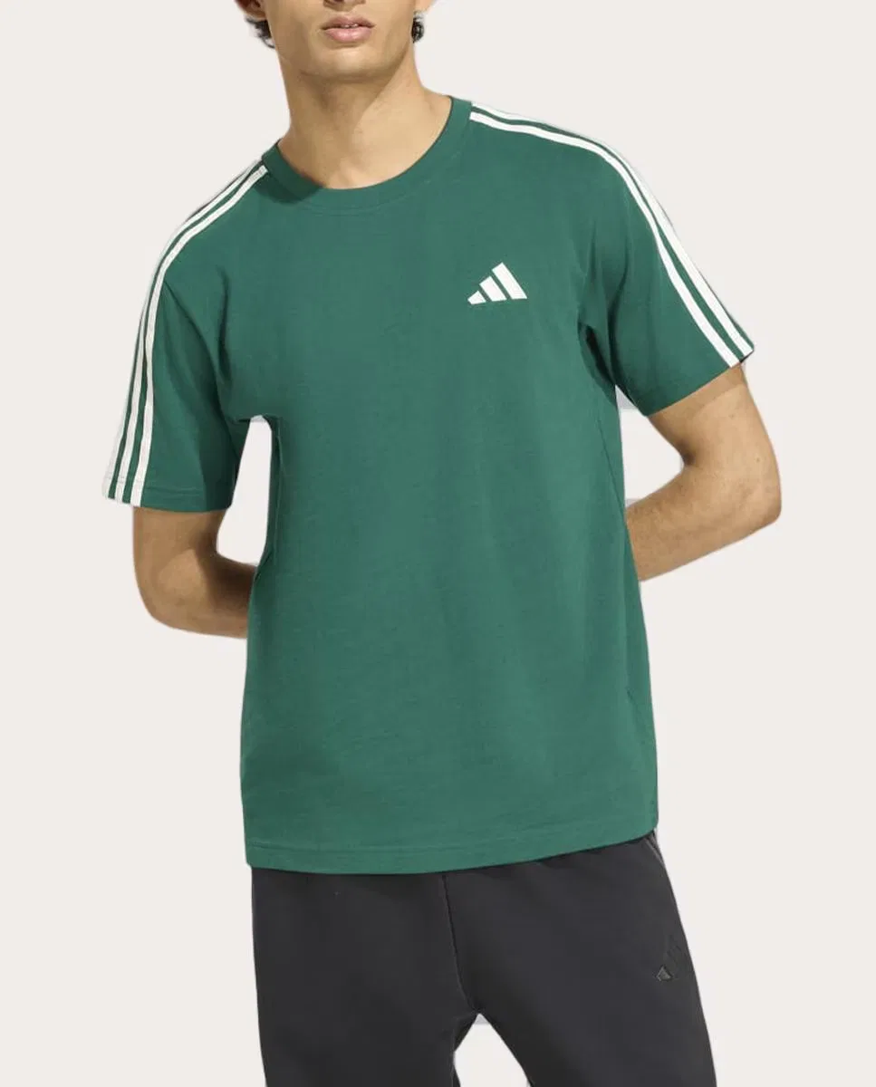 Мужская футболка, Essentials, adidas, зеленый