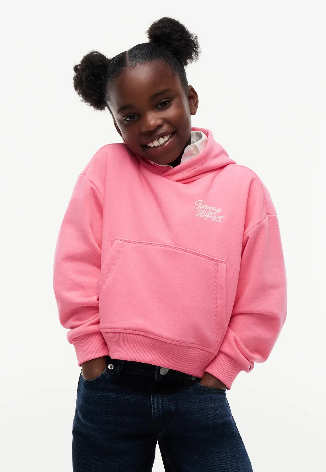 Худи с надписью Tommy - худи Tommy Hilfiger, Exotic Pink
