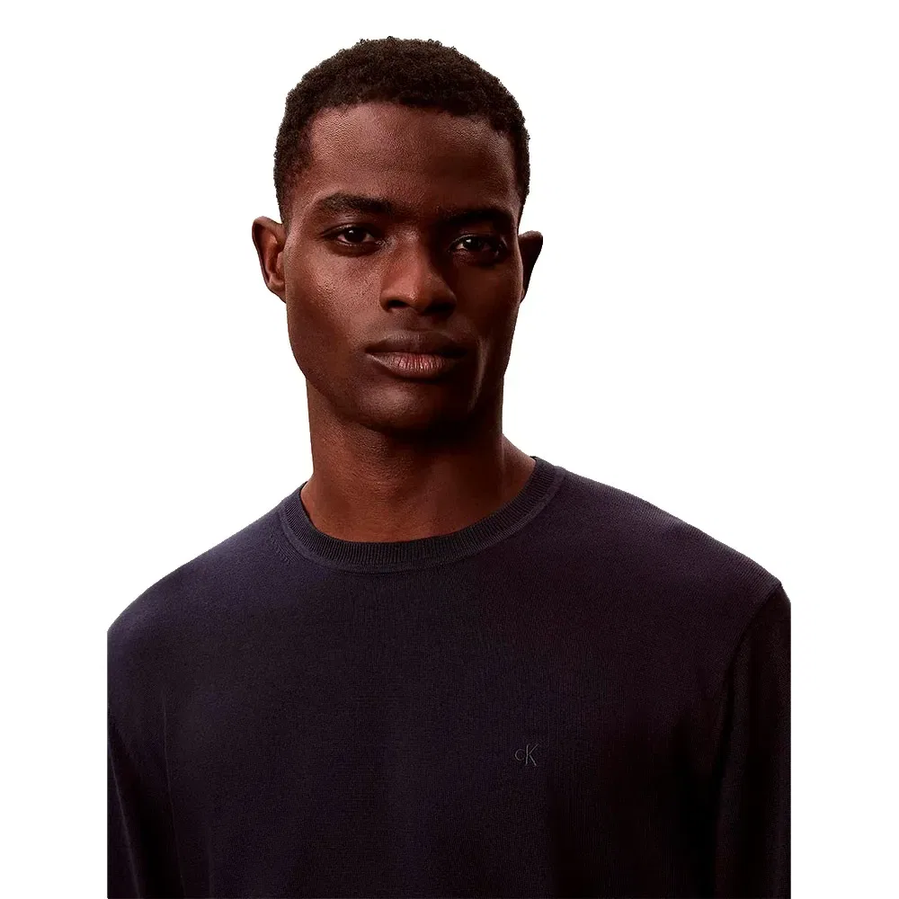 Свитер Supima Calvin Klein, синий — фото 4