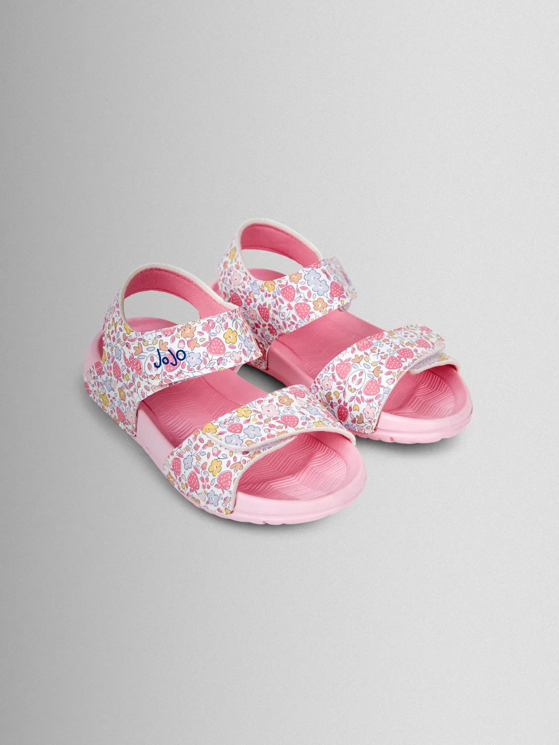 Сандалии JoJo Maman Bébé Pink Floral, розовый