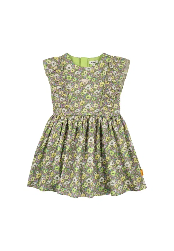 Платье хлопковое Aloha Steiff, sap green, зеленый