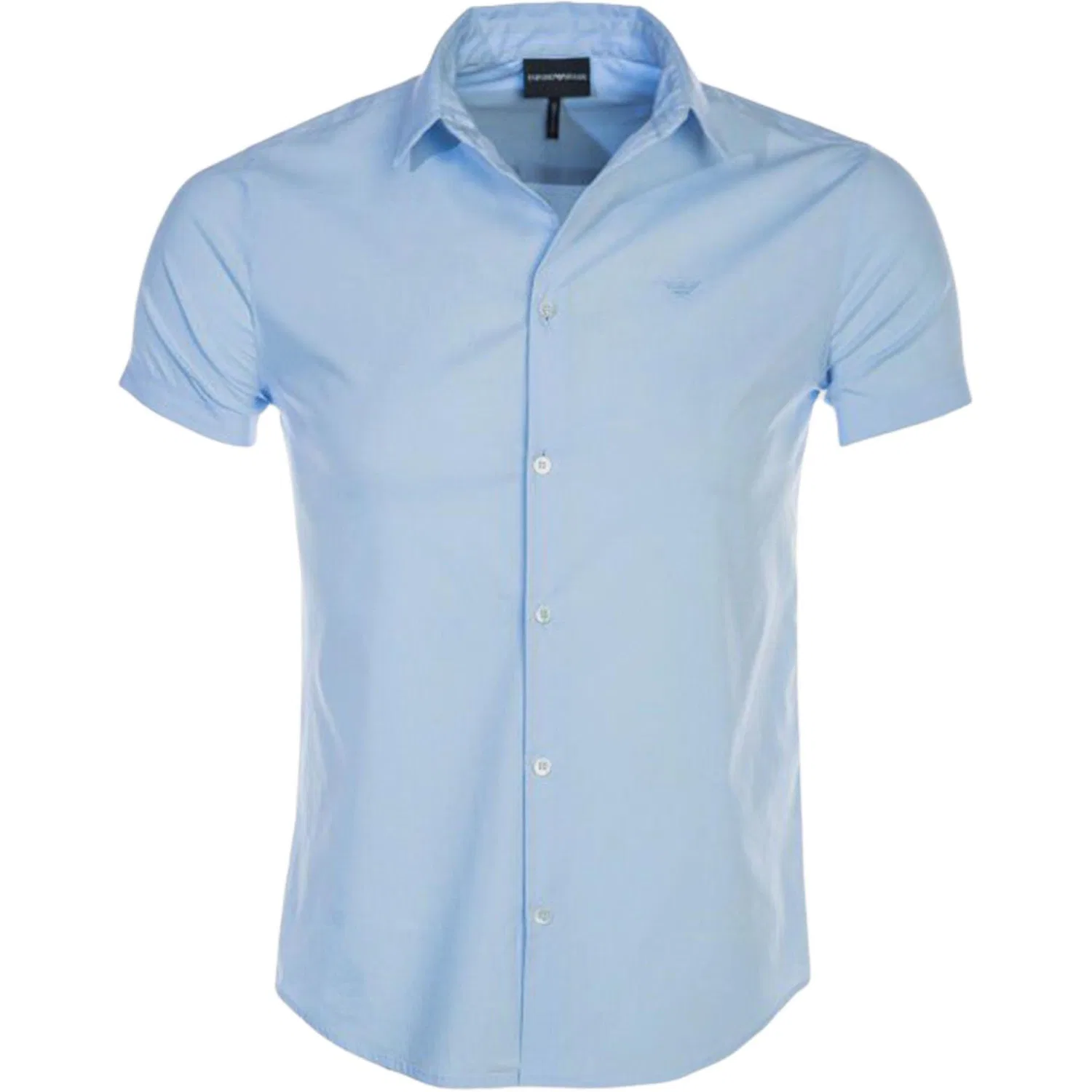 Мужская рубашка с длинным рукавом Emporio Armani, Light Blue