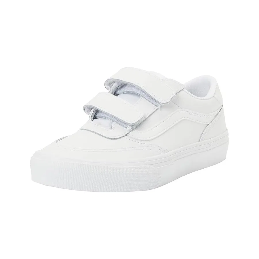 Кроссовки детские с белой кожаной отделкой Brooklyn Ls V Vans, Белый