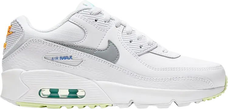 

Кроссовки Nike Air Max 90 GS 'White', белый