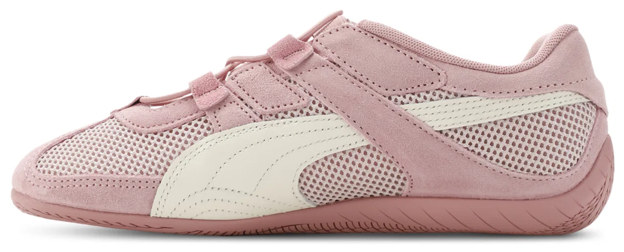 Кроссовки для девочек Speedcat Go PUMA, цвет Warm White/Poised Pink — фото 2