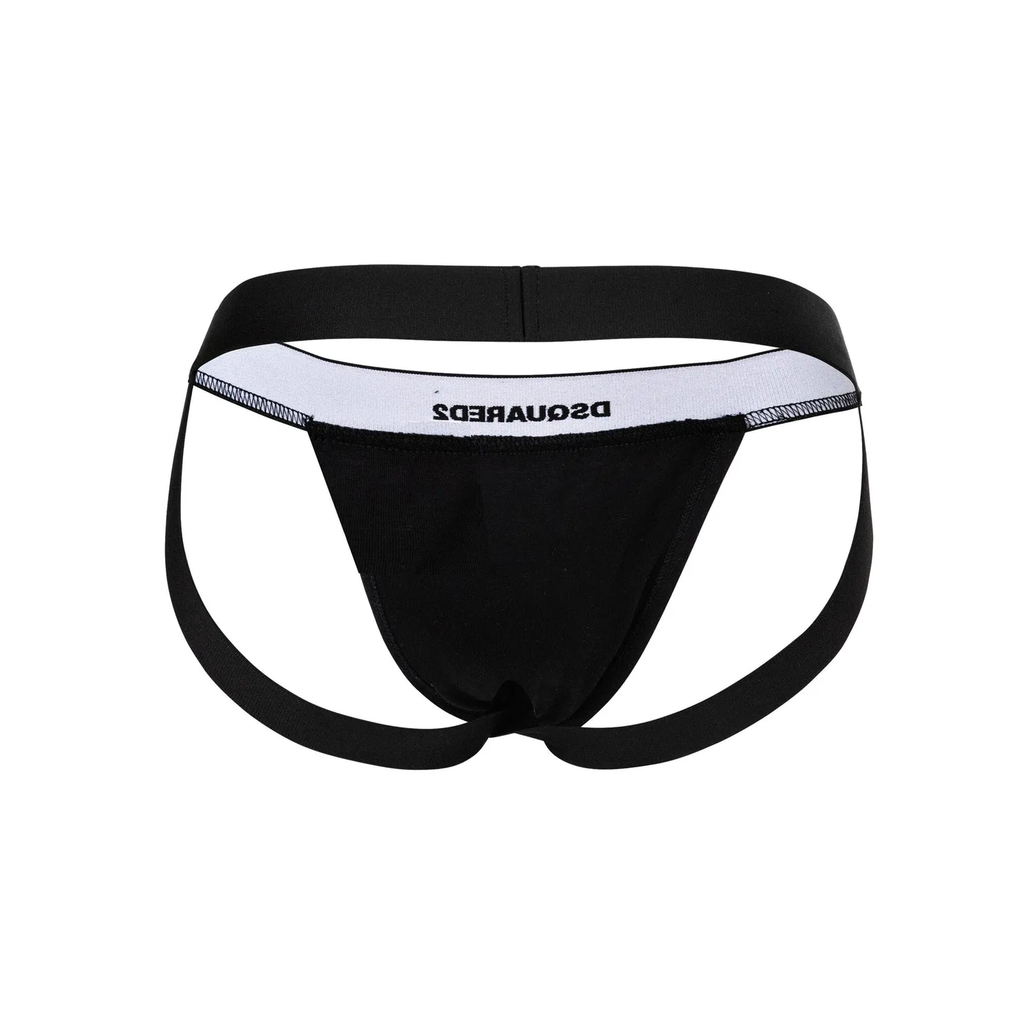 Мужские стринги из хлопка с эластаном Dsquared2, Black — фото 3