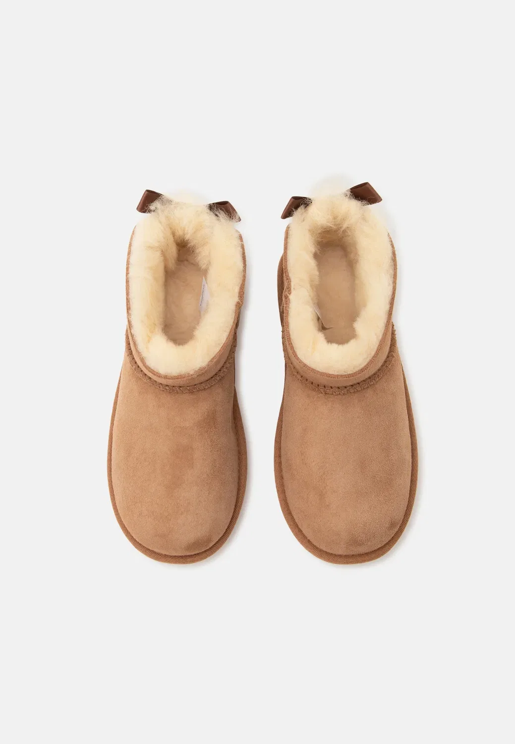 Ультраминиатюрные ботильоны Bailey Bow - классические ботильоны Ugg, Chestnut — фото 4
