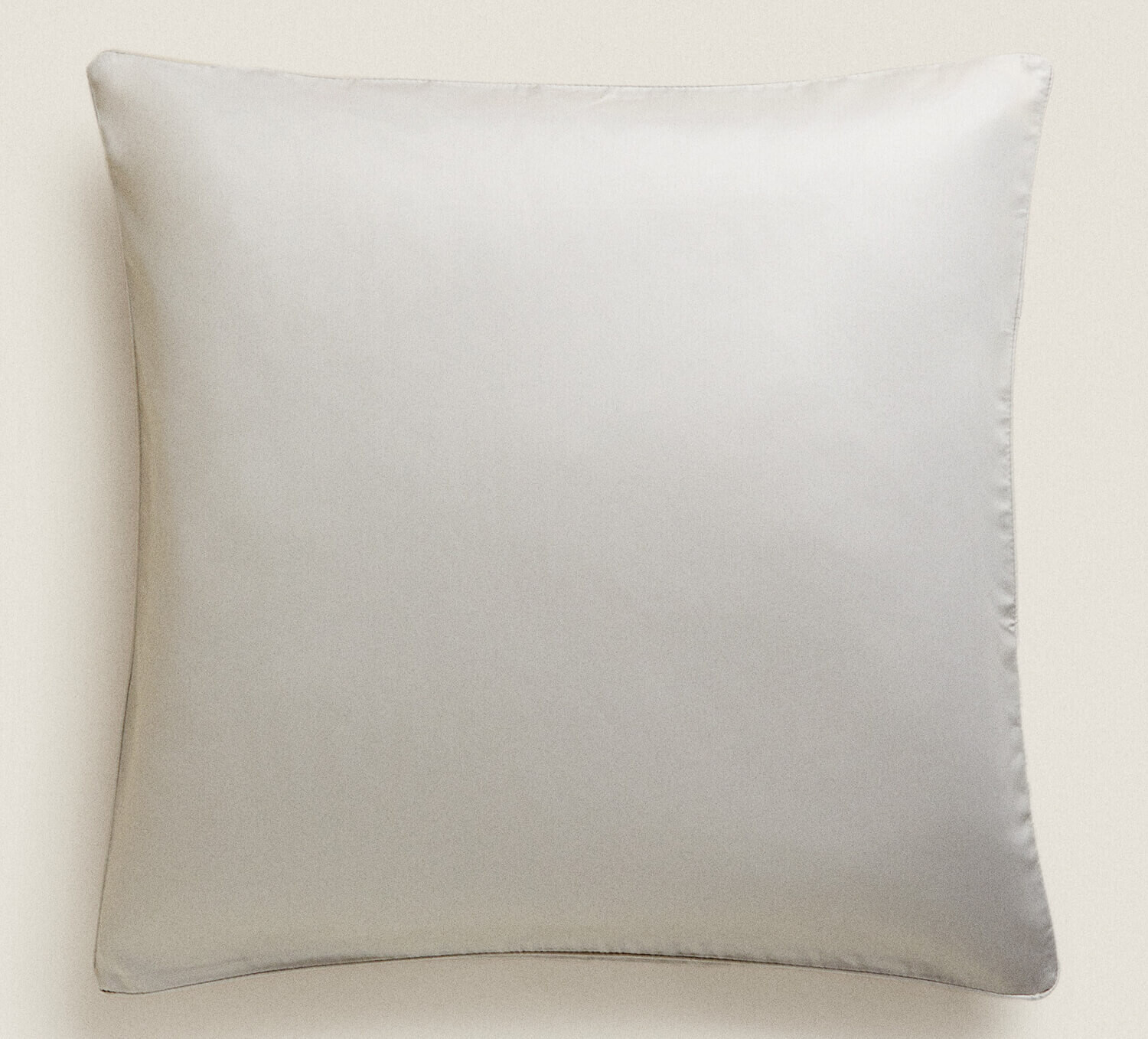Наволочка Zara Home Sateen, 500 нитей, серебро — фото 3