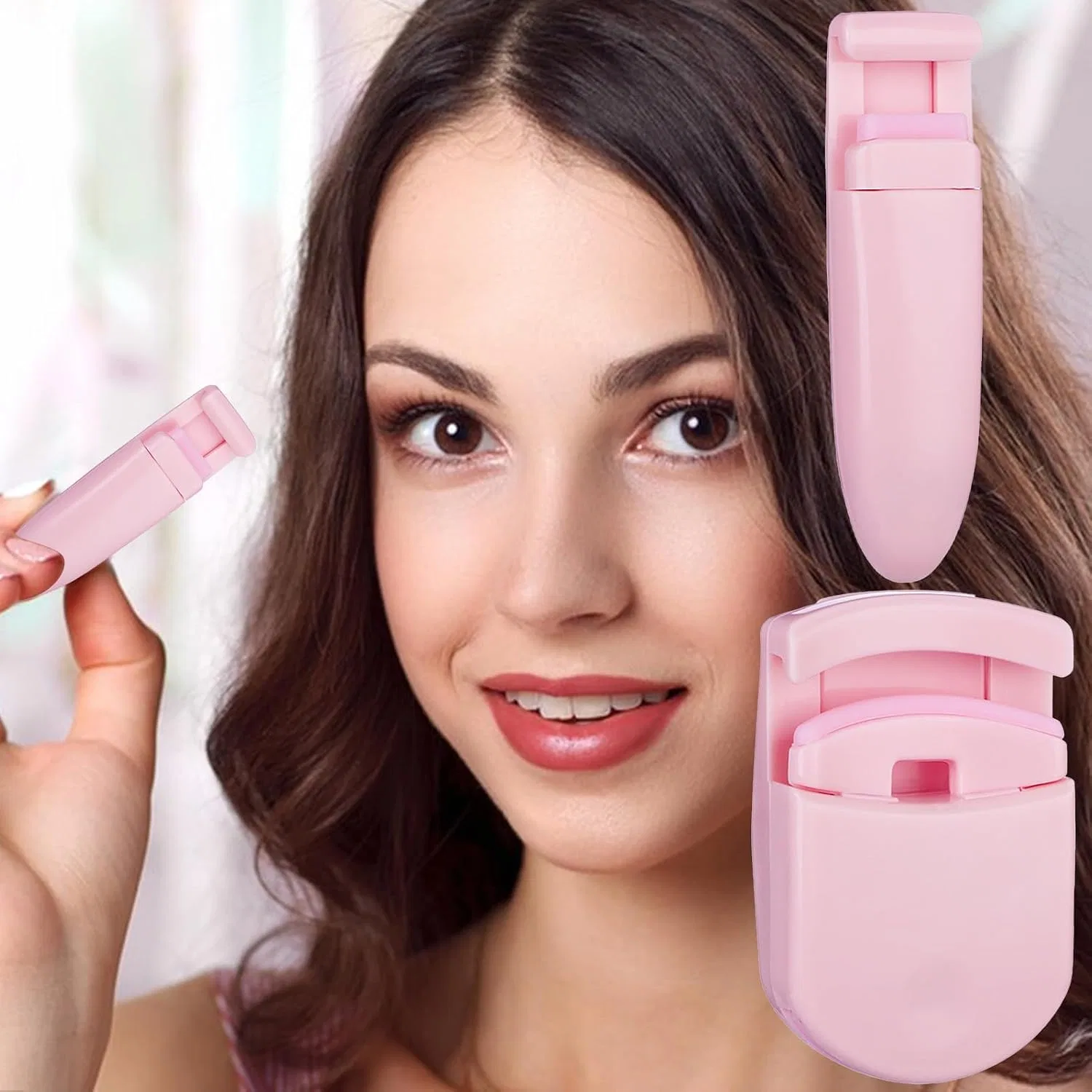 Щипцы для завивки ресниц с сменной подушечкой, Generisch, Lightpink — фото 3