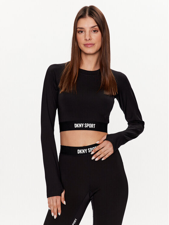 

Блузка классического кроя Dkny Sport, черный