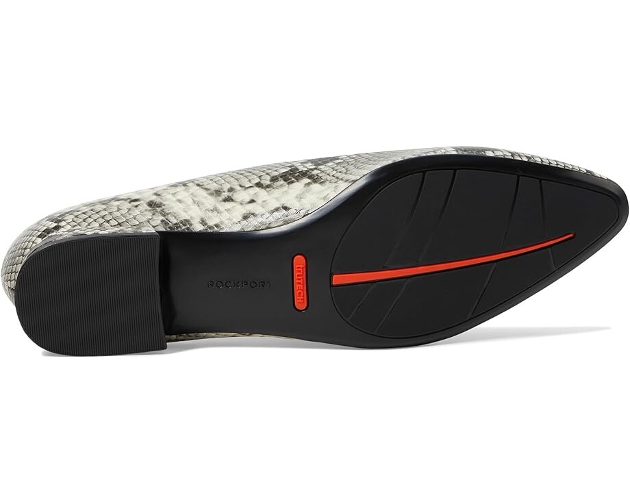 Туфли на плоской подошве Rockport Tessa, цвет Black/White Snake Multi — фото 3