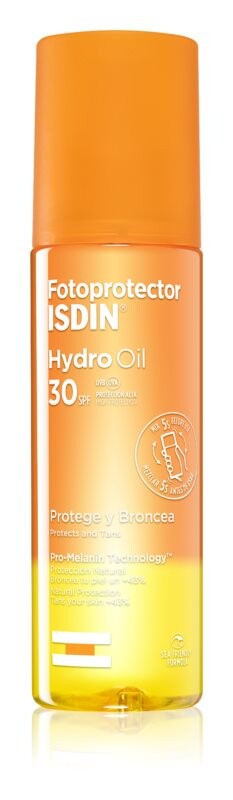 

Солнцезащитный спрей SPF 30 ISDIN Hydro Oil