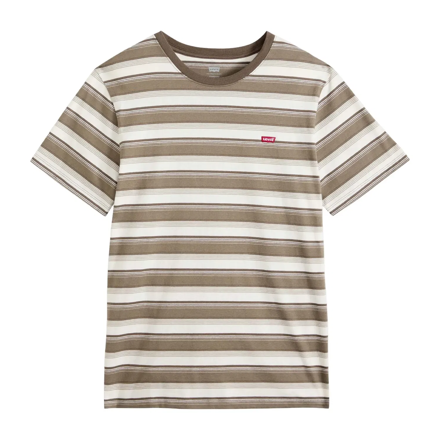 Мужская футболка в полоску Levi's, Beige (Stripe)