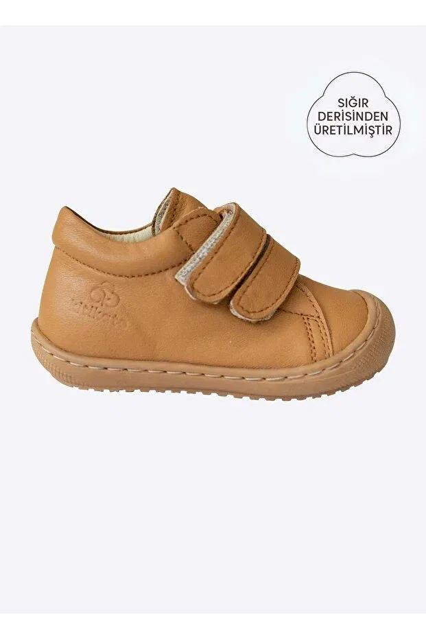 Детские туфли для девочек из искусственной кожи Pebby Kitikate, Brown
