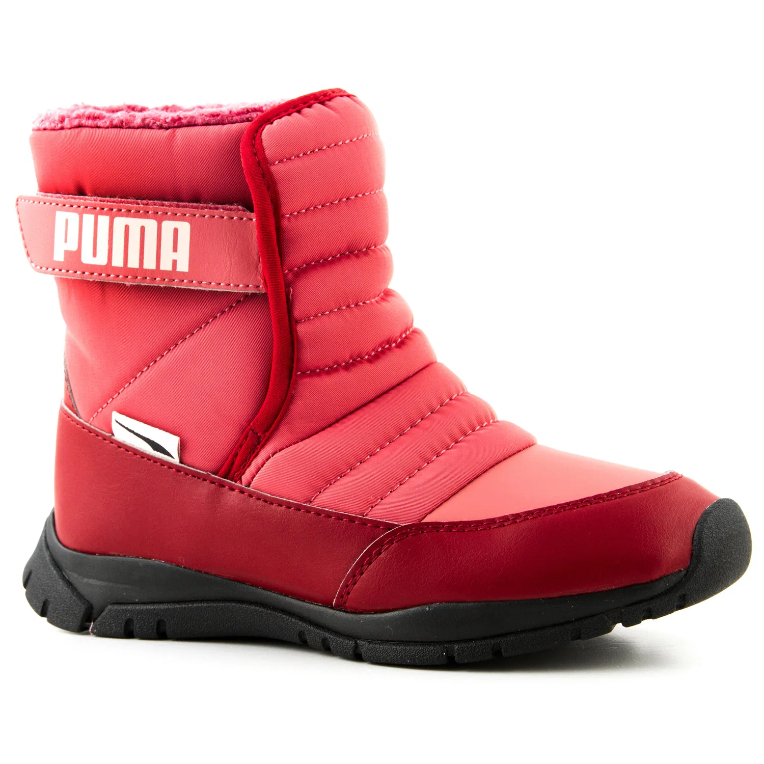 Детские зимние ботинки для мальчиков и девочек Puma Nieve, Rot Orange — фото 3