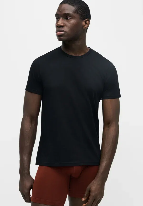Комплект из двух маек с круглым вырезом - нижнее белье Emporio Armani, черный — фото 4