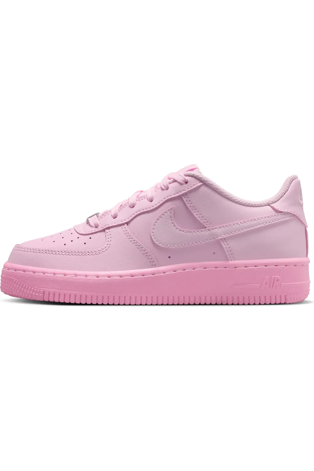 Детские кроссовки баскетбольные Air Force 1 Nike, Pink Foam/Pink Rise/Pink — фото 2
