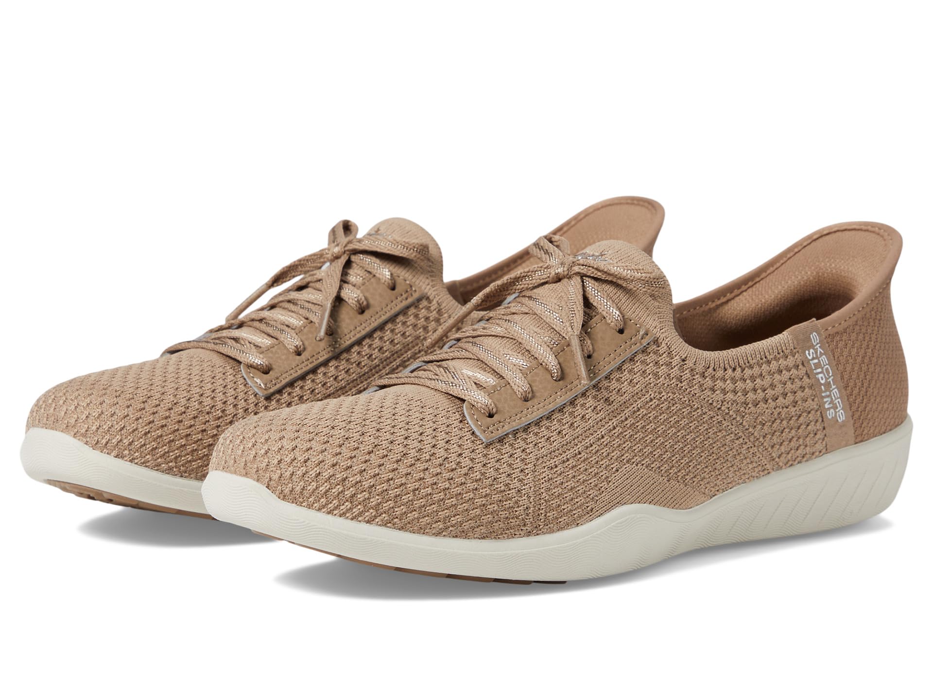 Кроссовки SKECHERS Newbury St - Our Time Hands Free Slip-Ins, Mocha