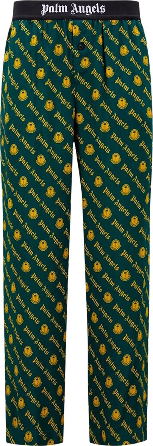 

Брюки Moncler Genius Pants 'Green/Yellow', зеленый