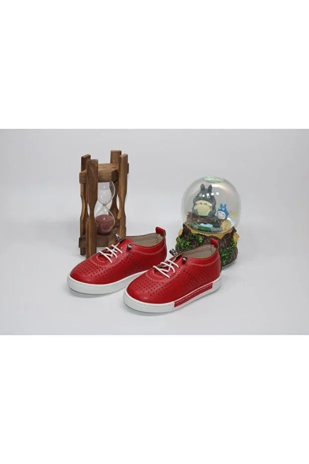 Детские туфли для девочек из искусственной кожи Ensa, Red — фото 2
