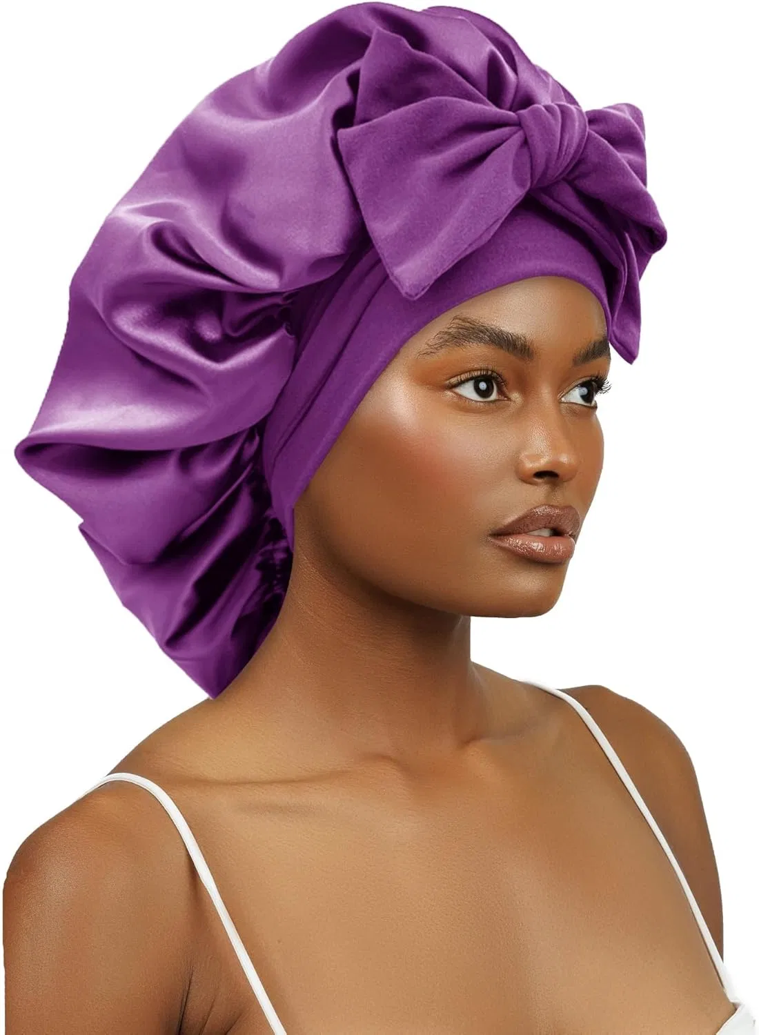 Шапочка для душа Satin Silk Bonnet, AUHKARUS, Purple