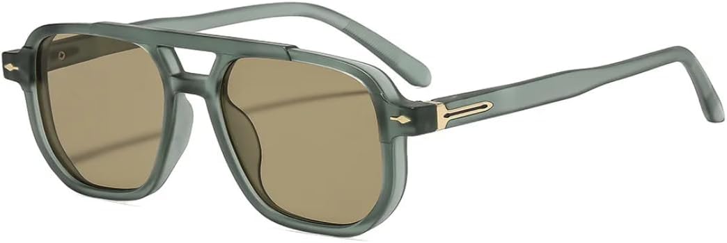 

Женские винтажные солнцезащитные очки, модные, с прозрачными градиентными линзами, защита от УФ-излучения UV400; мужские очки с заклепками, в стиле панк-ретро VFDHN, 6090-c2