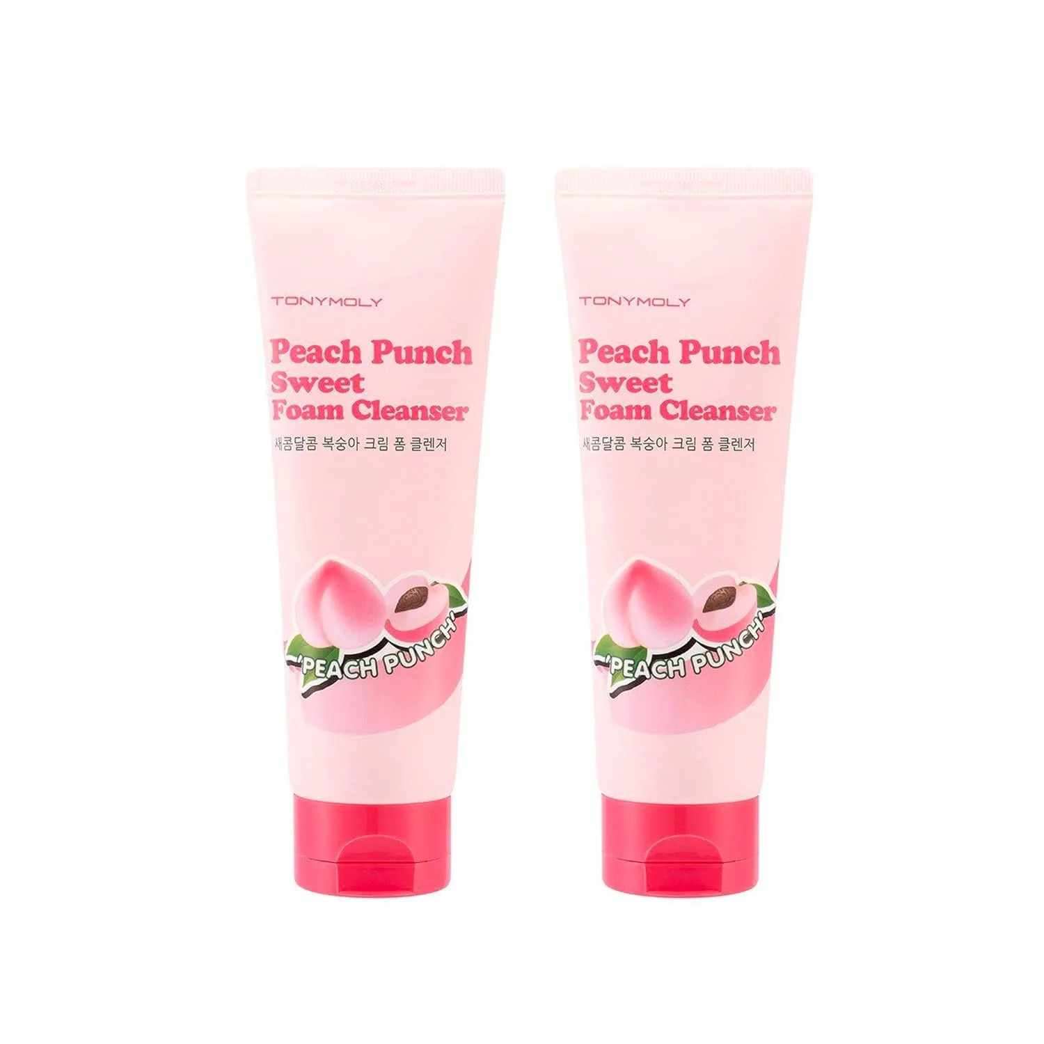 Пенка для умывания TONYMOLY Peach Punch Sweet 2 шт. (1 шт.), White
